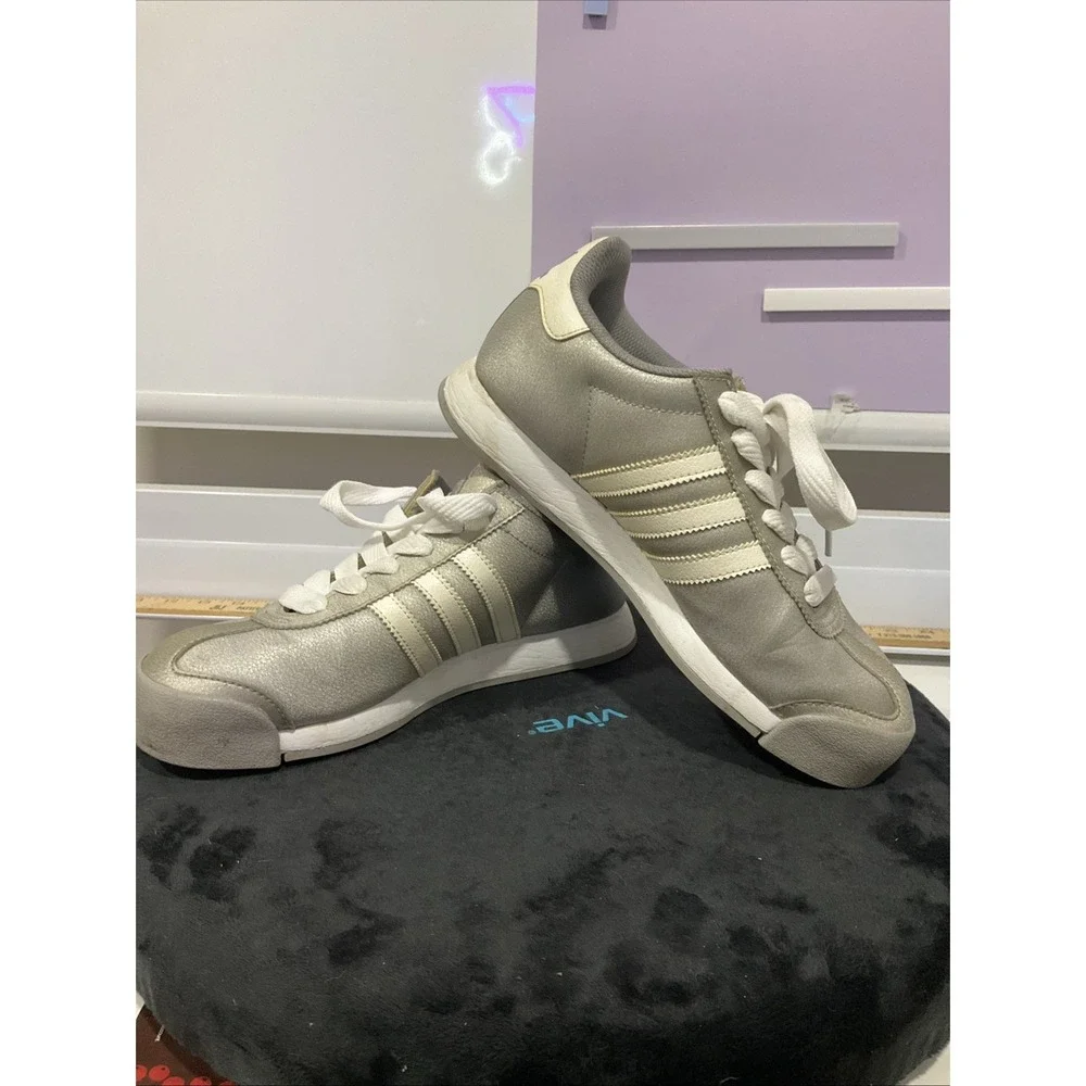 Adidas Samoa Silver White B38964 Size 6